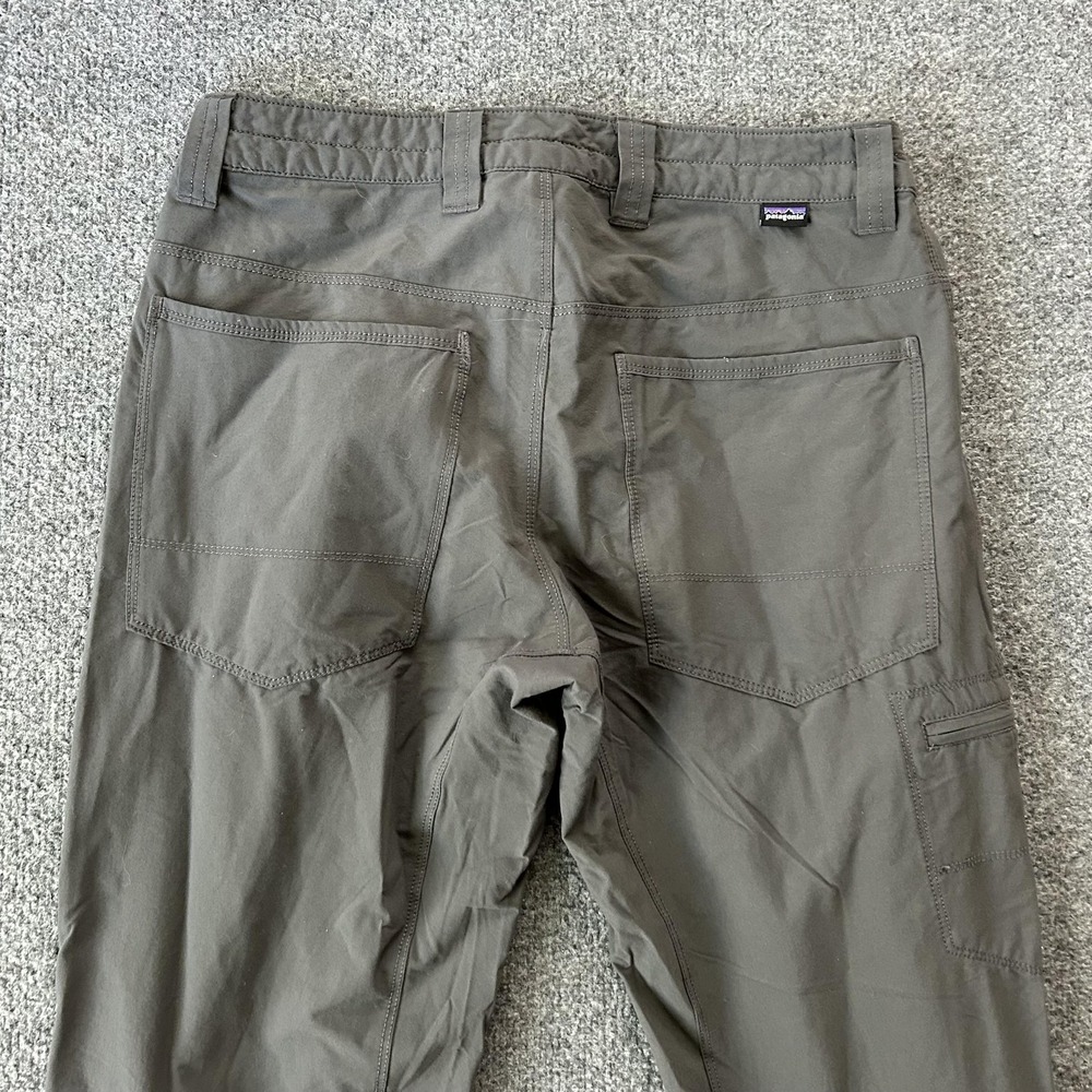 Patagonia Quandary Pants Mens 30x31 Grey Hiking Outdoor Stretch Nylon - Picture 13 of 14
